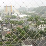 Redes de proteção são resistentes à ação do sol e da chuva